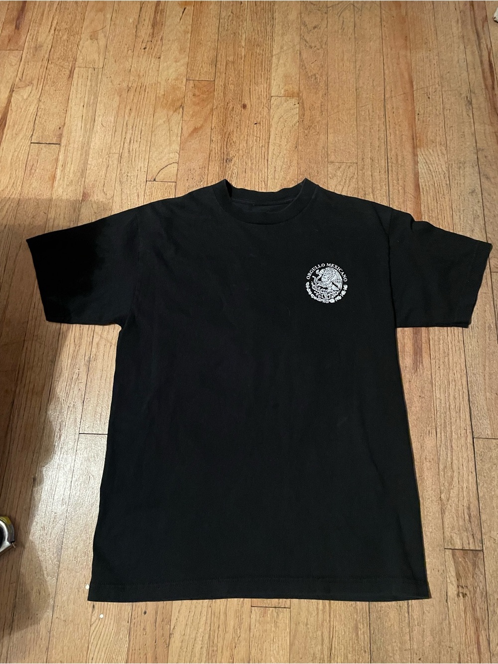 Black Graphic Crewneck T-Shirt - Unbranded